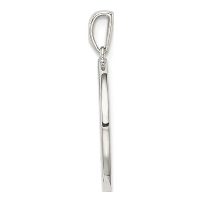 Sterling Silver CZ Cancer Zodiac Pendant – view 2