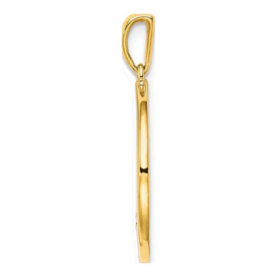 Gold-Plated Sterling Silver CZ Cancer Zodiac Pendant – view 2