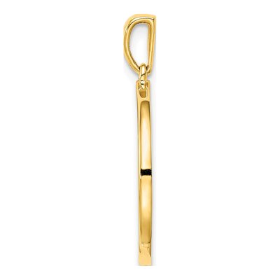 Gold-Plated Sterling Silver CZ Leo Zodiac Pendant – view 2