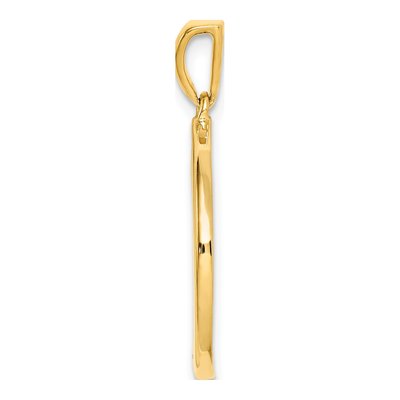 Gold-Plated Sterling Silver CZ Virgo Zodiac Pendant – view 2