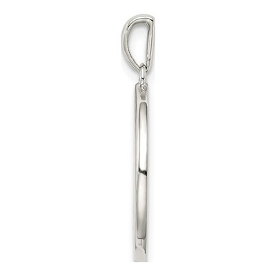 Sterling Silver CZ Capricorn Zodiac Pendant – view 2