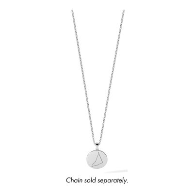 Sterling Silver CZ Capricorn Zodiac Pendant – view 5