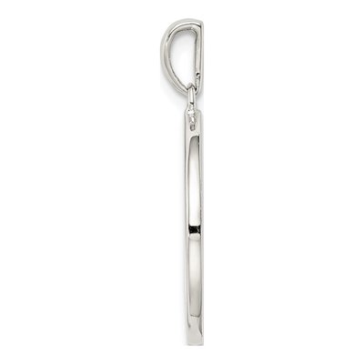 Sterling Silver CZ Pisces Zodiac Pendant – view 2