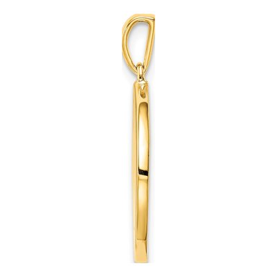 Gold-Plated Sterling Silver CZ Pisces Zodiac Pendant – view 2