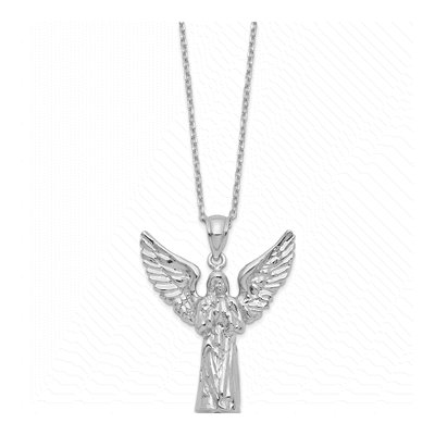 Sterling Silver Angel Ash Holder Pendant Necklace – view 3