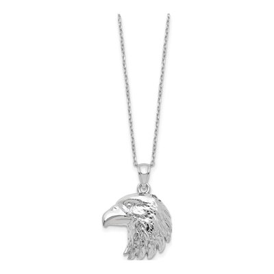 Sterling Silver Eagle Ash Holder Pendant Necklace – view 3