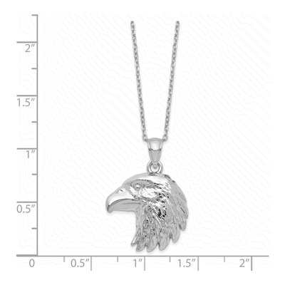 Sterling Silver Eagle Ash Holder Pendant Necklace – view 4