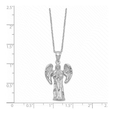 Sterling Silver Angel Ash Holder Pendant Necklace – view 3