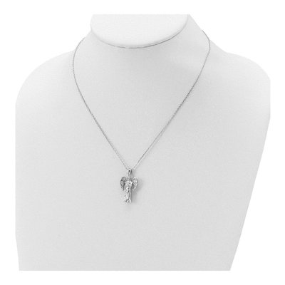 Sterling Silver Angel Ash Holder Pendant Necklace – view 4