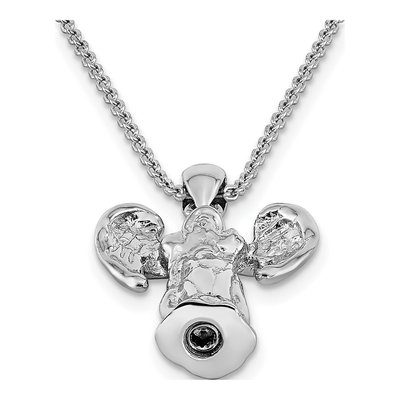Sterling Silver Angel Ash Holder Pendant Necklace – view 5