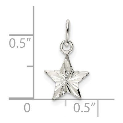 Sterling Silver Star Charm – view 5