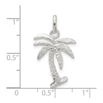 Sterling Silver Palm Tree Pendant – view 4