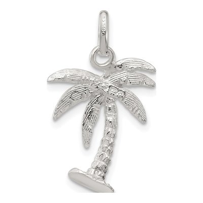 Sterling Silver Palm Tree Pendant – view 5