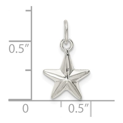 Sterling Silver Star Charm – view 5