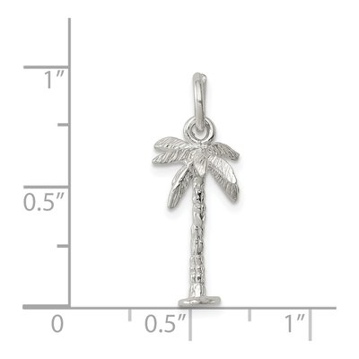Sterling Silver Palm Tree Pendant – view 4