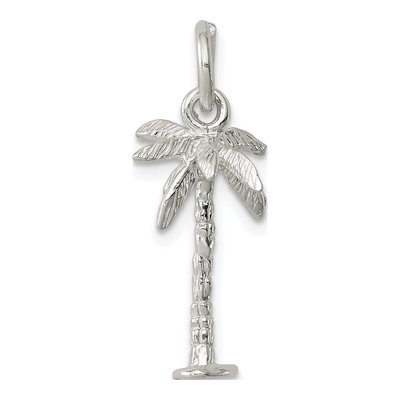 Sterling Silver Palm Tree Pendant