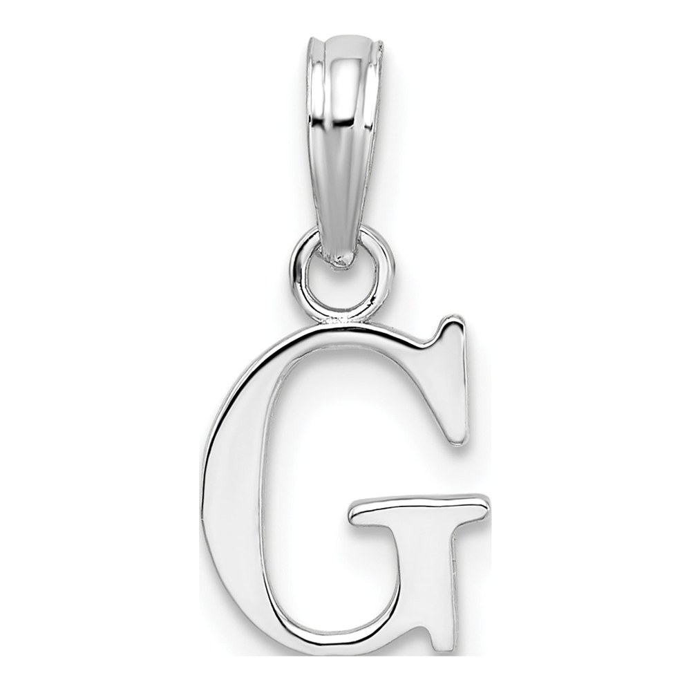 Sterling Silver Initial G Pendant