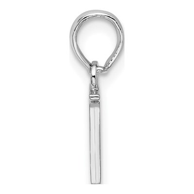 Sterling Silver Initial N Pendant – view 3