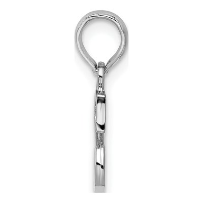 Sterling Silver Initial S Pendant – view 3