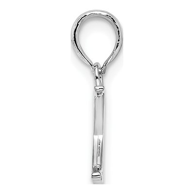 Sterling Silver Initial X Pendant – view 3
