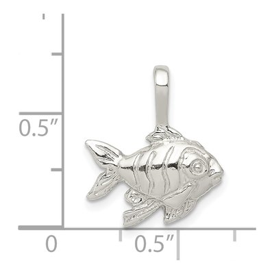 Sterling Silver Fish Pendant – view 4