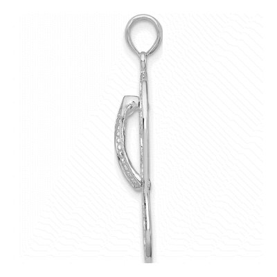 Sterling Silver Turtle Flip-Flop Pendant – view 3