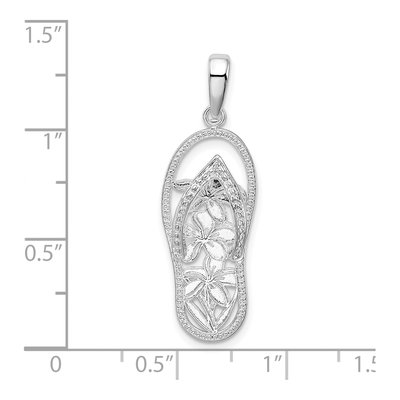 Sterling Silver Flip-Flop Pendant – view 5