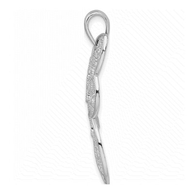 Sterling Silver Filigree Butterfly Pendant – view 3