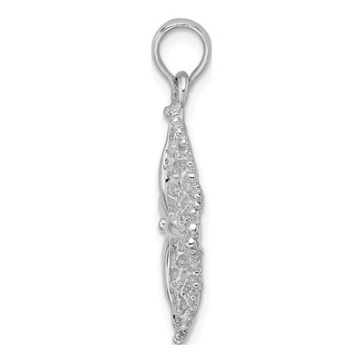 Sterling Silver Filigree Starfish Pendant – view 3