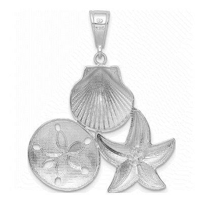 Sterling Silver Sea Life Pendant – view 4