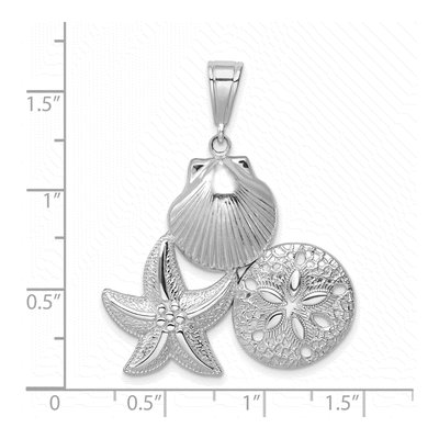 Sterling Silver Sea Life Pendant – view 5