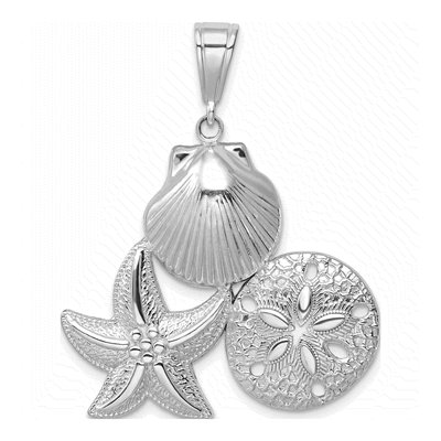 Sterling Silver Sea Life Pendant