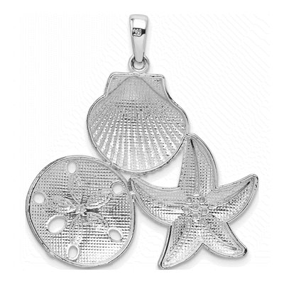Sterling Silver Sea Life Pendant – view 4
