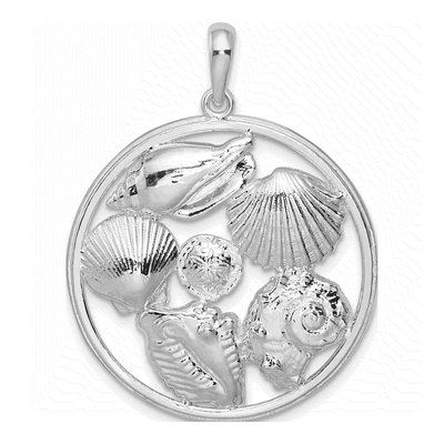 Sterling Silver Shell Pendant