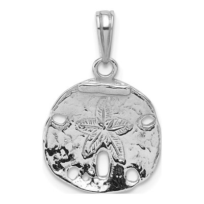 Sterling Silver Sand Dollar Pendant – view 4