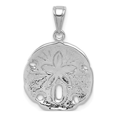 Sterling Silver Sand Dollar Pendant – view 3