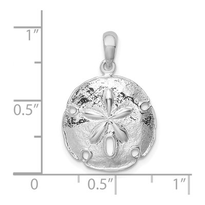 Sterling Silver Sand Dollar Pendant – view 4
