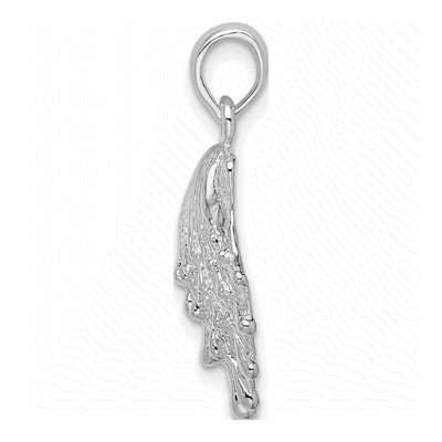 Sterling Silver Lions Paw Shell Pendant – view 3