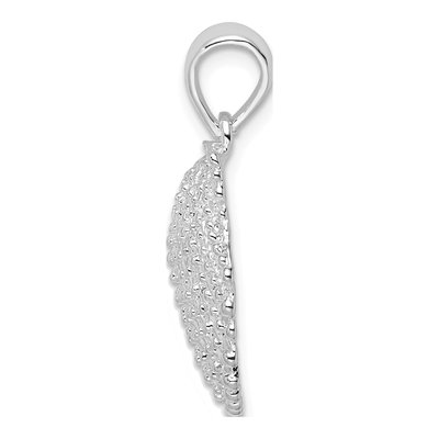 Sterling Silver Scallop Shell Pendant – view 3