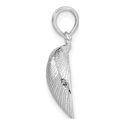 Sterling Silver Clam Shell Pendant – view 3