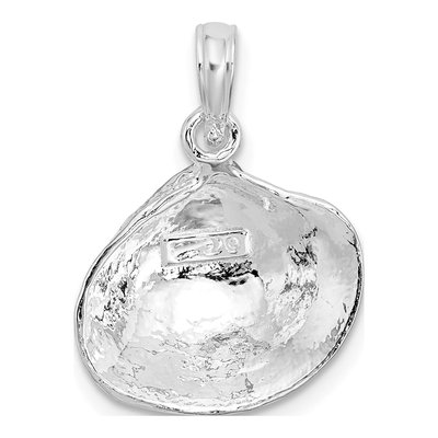Sterling Silver Clam Shell Pendant – view 5