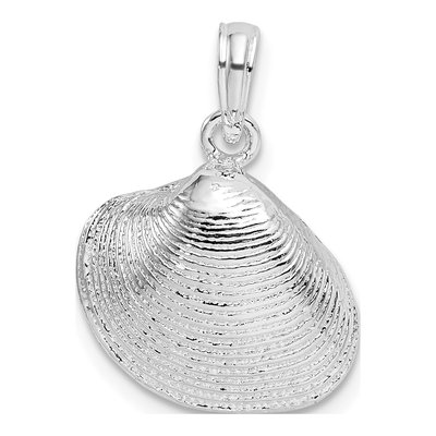 Sterling Silver Clam Shell Pendant