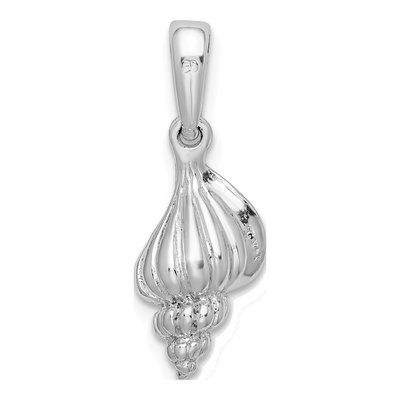 Sterling Silver 3D Wentletrap Shell Pendant – view 4
