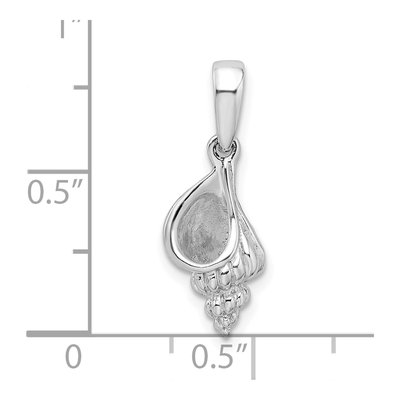 Sterling Silver 3D Wentletrap Shell Pendant – view 6