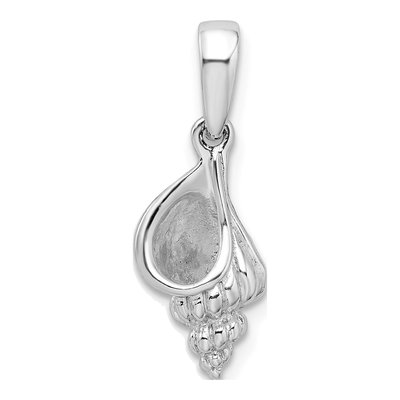 Sterling Silver 3D Wentletrap Shell Pendant