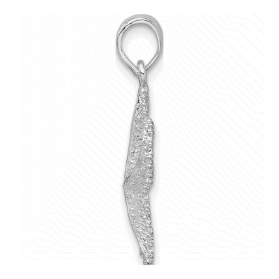 Sterling Silver Beaded Starfish Pendant – view 3