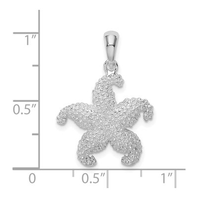Sterling Silver Starfish Pendant – view 7