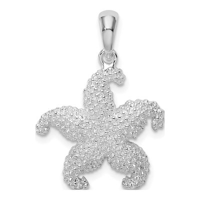 Sterling Silver Starfish Pendant