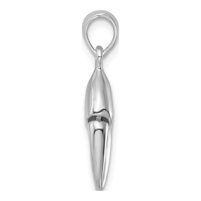 Sterling Silver 3D Claw Pendant – view 3