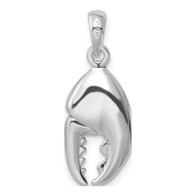 Sterling Silver 3D Claw Pendant – view 5